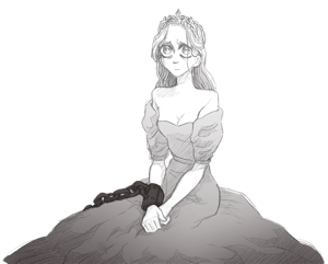 This is the Avatar Image for the The Princess (Slay the Princess) AI Voice and Text to Speech Generator
